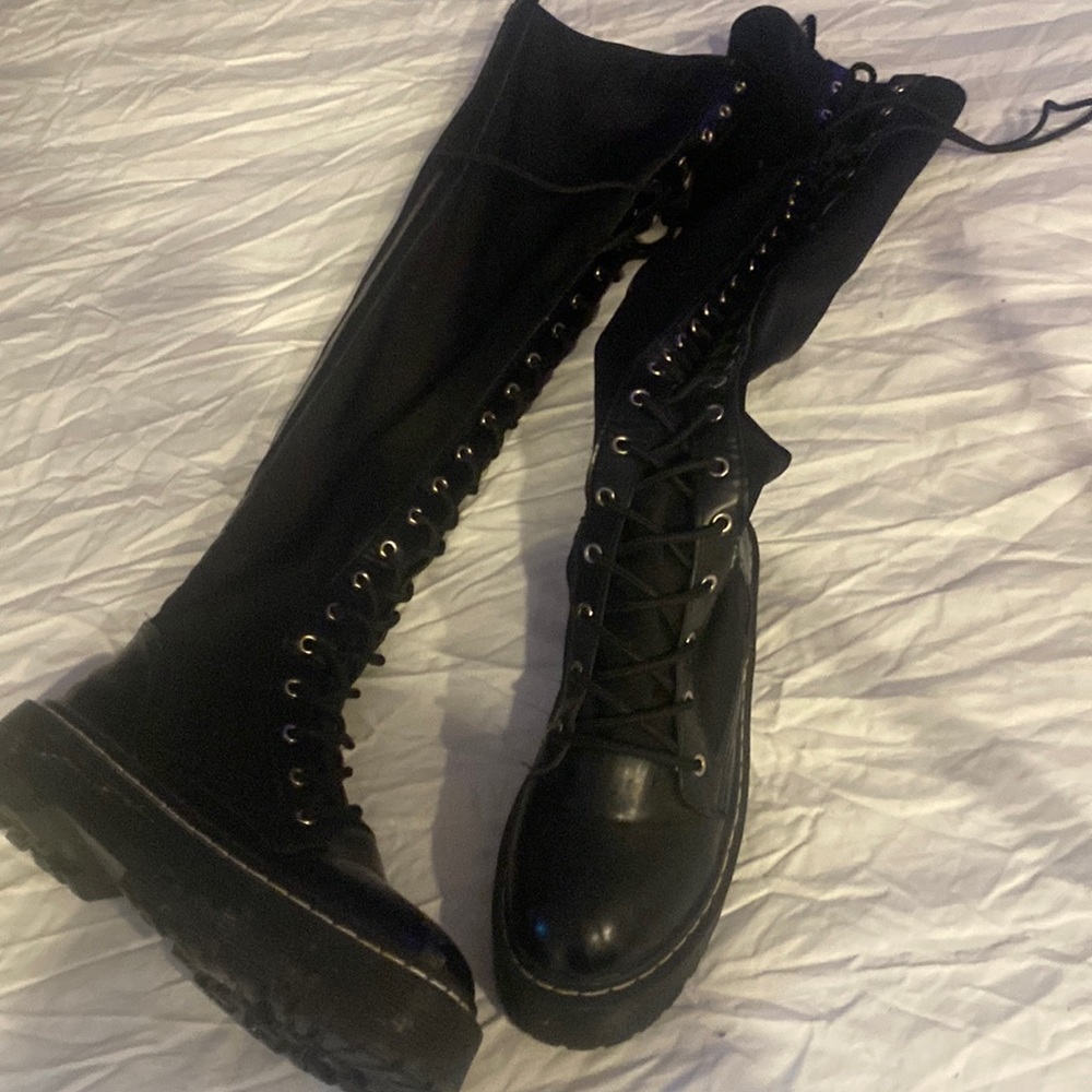 Unique thigh high boots